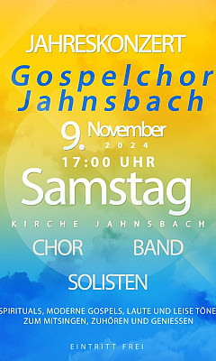 Jahreskonzert 2024 des Jahnsbacher Gospelchores